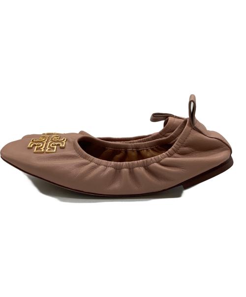 TORY BURCH（トリーバーチ）TORY BURCH (トリーバーチ) バレエシューズ ピンク サイズ:23cmの古着・服飾アイテム
