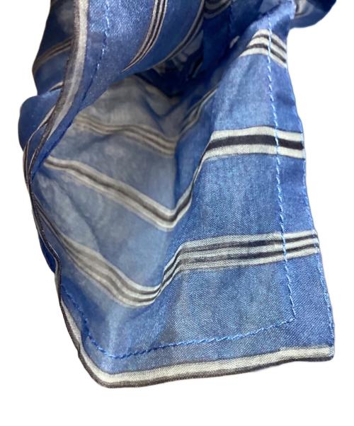 CMMN SWDN（コモンスウェーデン）CMMN SWDN (コモンスウェーデン) オーガンジーシャツ ブルー サイズ:46の古着・服飾アイテム