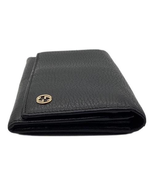 GUCCI（グッチ）GUCCI (グッチ) 長財布 ブラックの古着・服飾アイテム