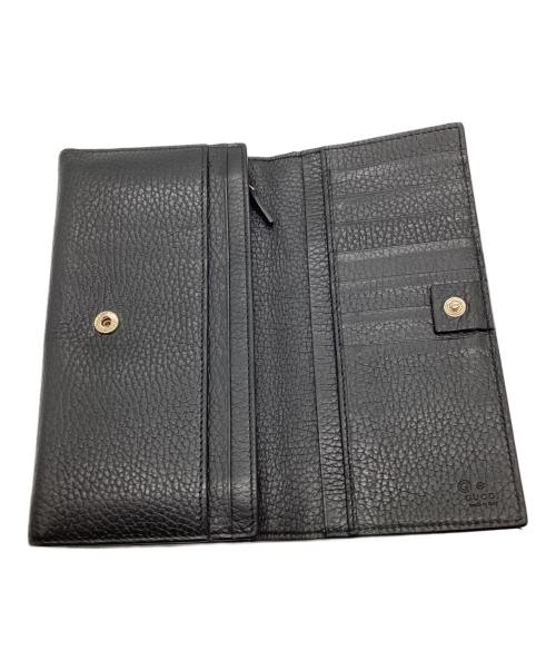 GUCCI（グッチ）GUCCI (グッチ) 長財布 ブラックの古着・服飾アイテム