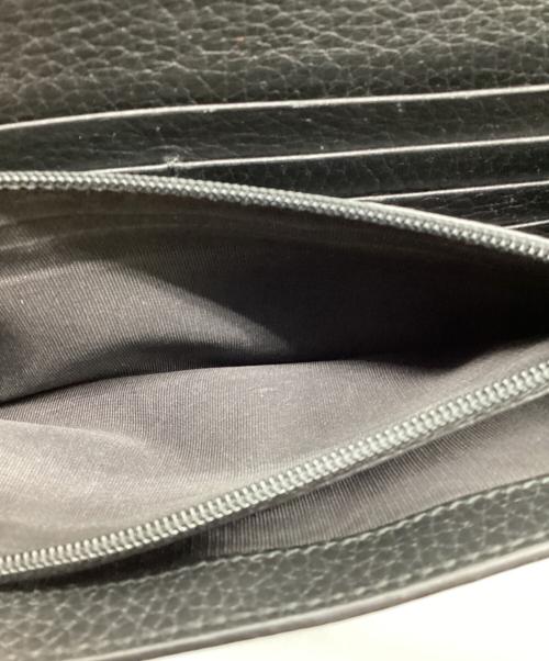 GUCCI（グッチ）GUCCI (グッチ) 長財布 ブラックの古着・服飾アイテム