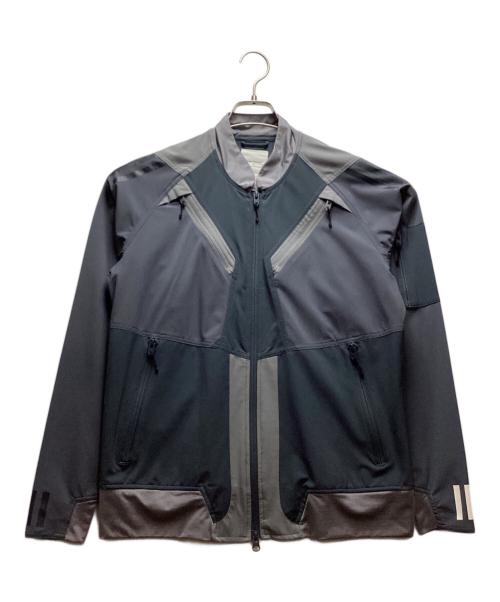 adidas（アディダス）adidas (アディダス) WHITE MOUNTAINEERING (ホワイトマウンテ二アニング) トラックジャケット グレー サイズ:Sの古着・服飾アイテム