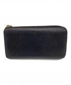 LOUIS VUITTONルイ ヴィトン）の古着「L字ファスナー長財布」｜ブラック×ピンク