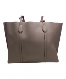 TORY BURCH（トリーバーチ）の古着「トートバッグ」｜モカ×ネイビー×ベージュ