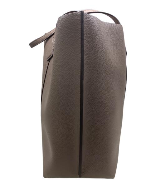 TORY BURCH（トリーバーチ）TORY BURCH (トリーバーチ) トートバッグ モカ×ネイビー×ベージュの古着・服飾アイテム