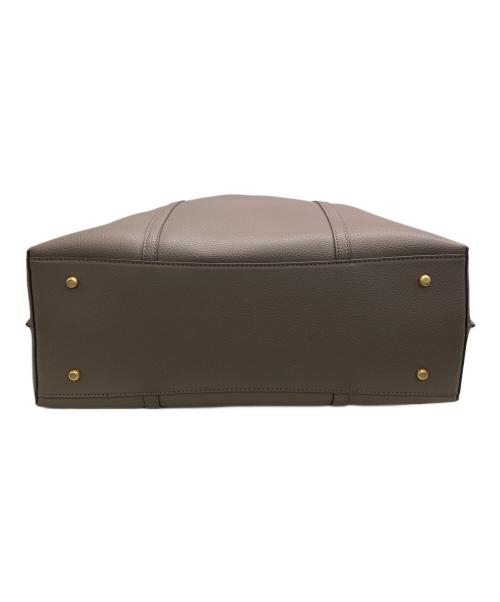 TORY BURCH（トリーバーチ）TORY BURCH (トリーバーチ) トートバッグ モカ×ネイビー×ベージュの古着・服飾アイテム