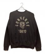 CONVERSE TOKYO ONEコンバース トウキョウ ワン）の古着「ダメージ加工スウェット」｜ブラウン
