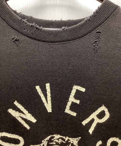 CONVERSE TOKYO ONE（コンバース トウキョウ ワン）CONVERSE TOKYO ONE (コンバース トウキョウ ワン) ダメージ加工スウェット ブラウン サイズ:Freeの古着・服飾アイテム