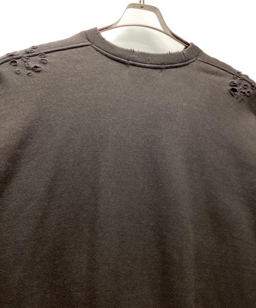 CONVERSE TOKYO ONE（コンバース トウキョウ ワン）CONVERSE TOKYO ONE (コンバース トウキョウ ワン) ダメージ加工スウェット ブラウン サイズ:Freeの古着・服飾アイテム