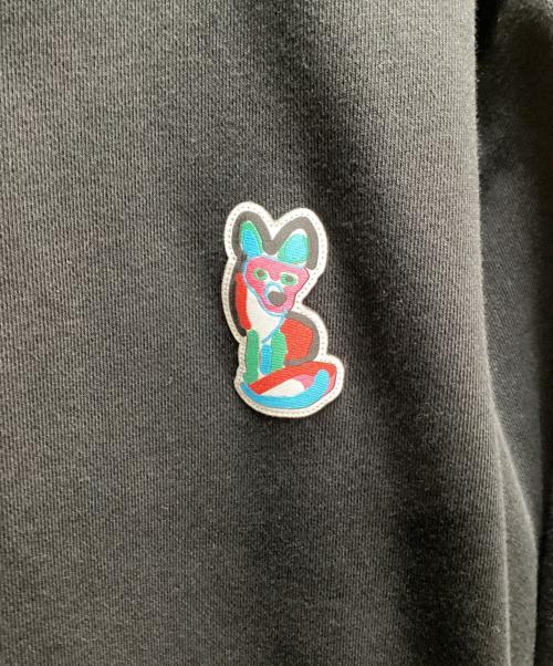 ACIDE MAISON KITSUNE（アシッドメゾンキツネ）ACIDE MAISON KITSUNE (アシッドメゾンキツネ) ワンポイントスウェット ブラック サイズ:Mの古着・服飾アイテム