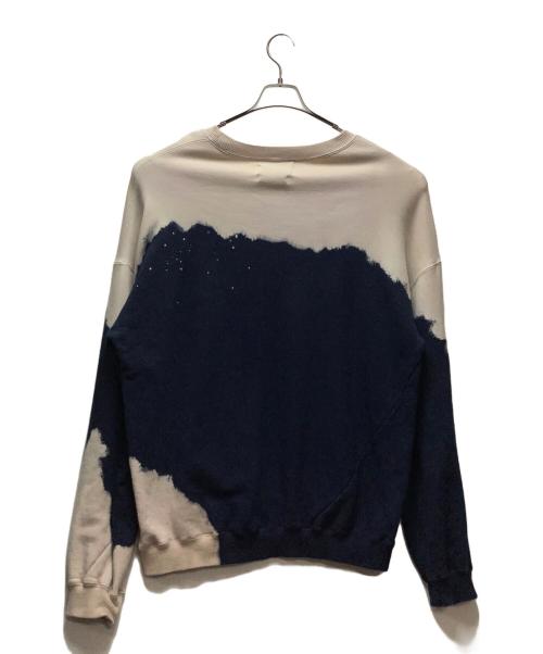 NOMA t.d.（ノーマティーディー）NOMA t.d. (ノーマティーディー) スウェット ベージュ×ネイビー サイズ:4の古着・服飾アイテム