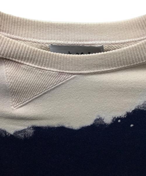 NOMA t.d.（ノーマティーディー）NOMA t.d. (ノーマティーディー) スウェット ベージュ×ネイビー サイズ:4の古着・服飾アイテム