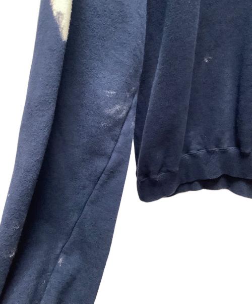 NOMA t.d.（ノーマティーディー）NOMA t.d. (ノーマティーディー) スウェット ベージュ×ネイビー サイズ:4の古着・服飾アイテム