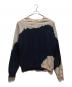 NOMA t.d.（ノーマティーディー）の古着「スウェット」｜ベージュ×ネイビー
