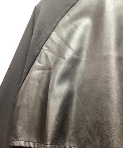 HARE（ハレ）HARE (ハレ) フェイクレザー切替コート ブラック サイズ:Freeの古着・服飾アイテム