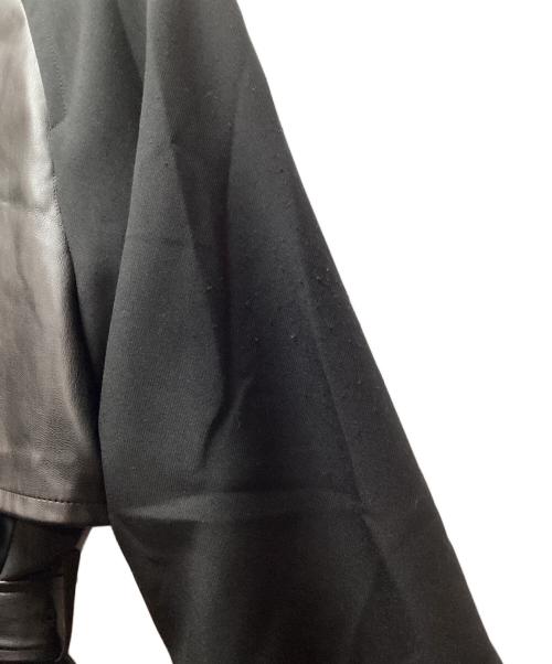 HARE（ハレ）HARE (ハレ) フェイクレザー切替コート ブラック サイズ:Freeの古着・服飾アイテム