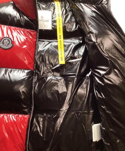 MONCLER（モンクレール）MONCLER (モンクレール) Palm Angels (パーム エンジェルス) ダウンベスト ブラック×レッド サイズ:2の古着・服飾アイテム