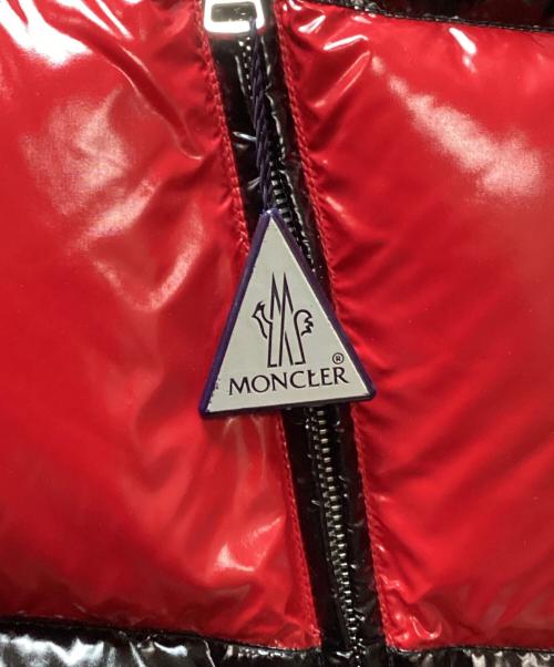 MONCLER（モンクレール）MONCLER (モンクレール) Palm Angels (パーム エンジェルス) ダウンベスト ブラック×レッド サイズ:2の古着・服飾アイテム