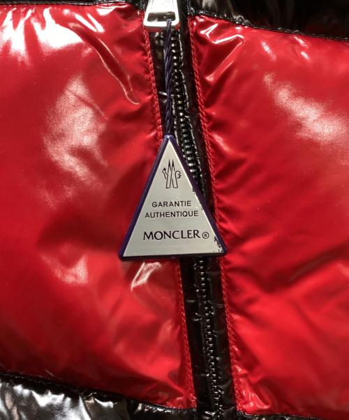 MONCLER（モンクレール）MONCLER (モンクレール) Palm Angels (パーム エンジェルス) ダウンベスト ブラック×レッド サイズ:2の古着・服飾アイテム
