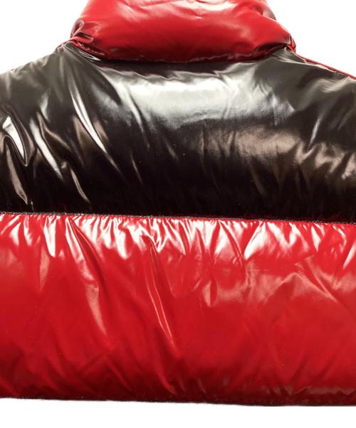 MONCLER（モンクレール）MONCLER (モンクレール) Palm Angels (パーム エンジェルス) ダウンベスト ブラック×レッド サイズ:2の古着・服飾アイテム
