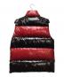 MONCLER (モンクレール) Palm Angels (パーム エンジェルス) ダウンベスト ブラック×レッド サイズ:2：40000円