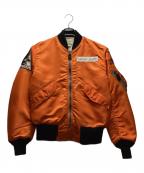 BUZZ RICKSON'Sバズリクソンズ）の古着「フライトジャケット」｜オレンジ