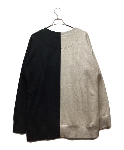 Vivienne Westwood（ヴィヴィアンウエストウッド）Vivienne Westwood (ヴィヴィアンウエストウッド) バイカラー スウェット ブラック×ホワイト サイズ:Sの古着・服飾アイテム