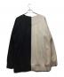 Vivienne Westwood (ヴィヴィアンウエストウッド) バイカラー スウェット ブラック×ホワイト サイズ:S：10000円