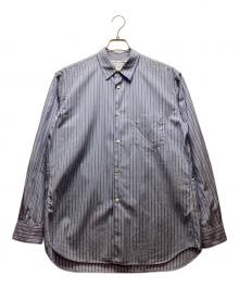 COMME des GARCONS SHIRT（コムデギャルソンシャツ）の古着「ストライプシャツ」｜ブルー×ホワイト