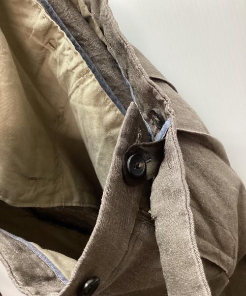 SPIRIT BY BERWICH（スピリットバイベルウィッチ）SPIRIT BY BERWICH (スピリットバイベルウィッチ) リネン混パンツ カーキ サイズ:44の古着・服飾アイテム