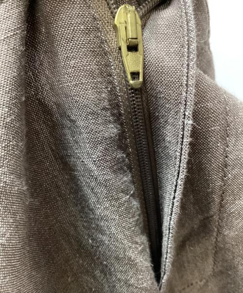 SPIRIT BY BERWICH（スピリットバイベルウィッチ）SPIRIT BY BERWICH (スピリットバイベルウィッチ) リネン混パンツ カーキ サイズ:44の古着・服飾アイテム