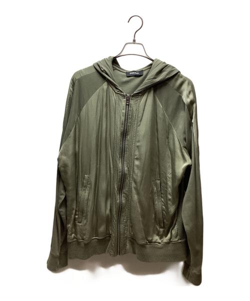 DIESEL（ディーゼル）DIESEL (ディーゼル) ジップパーカー オリーブ サイズ:LLの古着・服飾アイテム