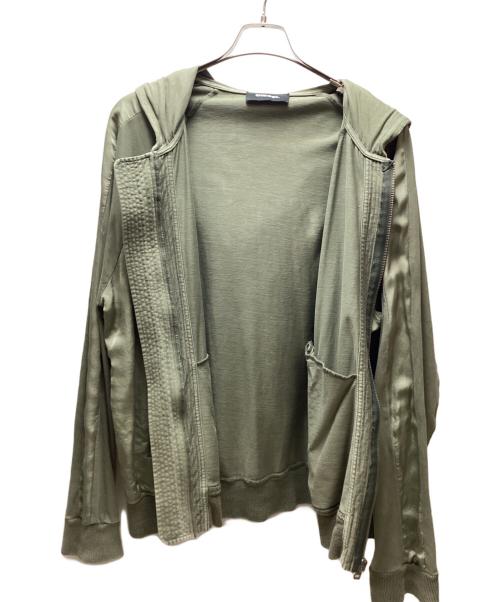 DIESEL（ディーゼル）DIESEL (ディーゼル) ジップパーカー オリーブ サイズ:LLの古着・服飾アイテム