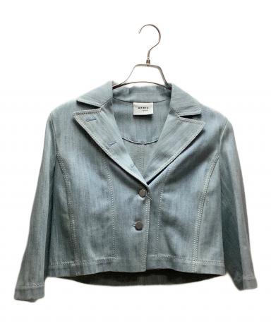 美品 Akris Punto アクリスプント テーラードジャケット JP S相当 中古・古着通販】AKRIS punto (アクリスプント) デニムテーラード