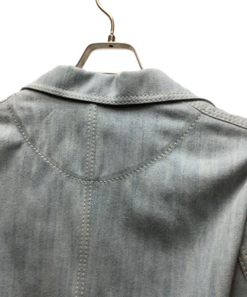 AKRIS punto（アクリスプント）AKRIS punto (アクリスプント) デニムテーラードショートジャケット ブルー サイズ:SIZE36 未使用品の古着・服飾アイテム