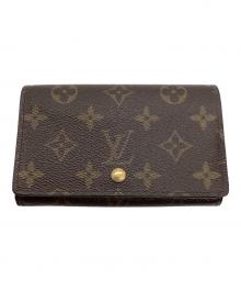 LOUIS VUITTON（ルイ ヴィトン）の古着「2つ折り財布」｜ブラウン