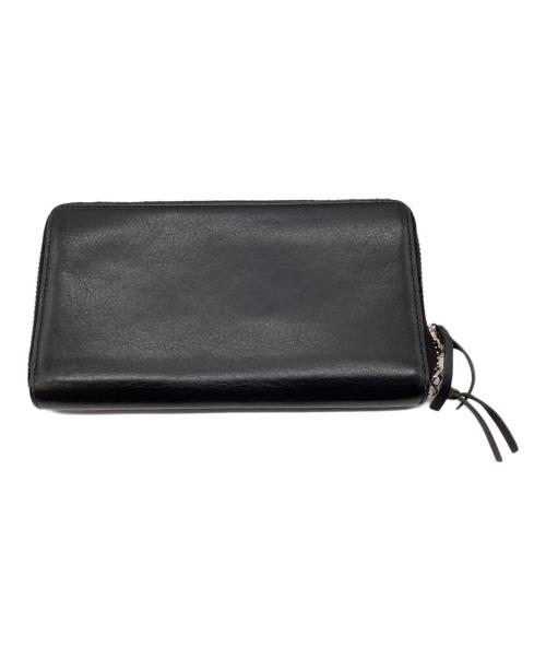 BALENCIAGA（バレンシアガ）BALENCIAGA (バレンシアガ) ラウンドファスナー長財布 ブラックの古着・服飾アイテム