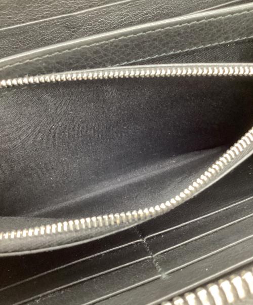 BALENCIAGA（バレンシアガ）BALENCIAGA (バレンシアガ) ラウンドファスナー長財布 ブラックの古着・服飾アイテム