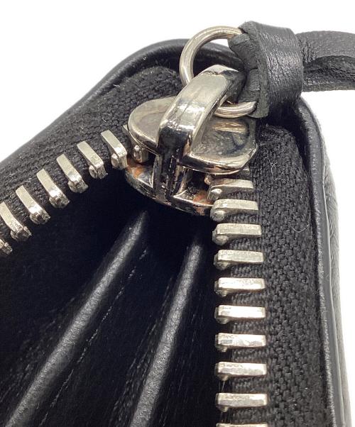 BALENCIAGA（バレンシアガ）BALENCIAGA (バレンシアガ) ラウンドファスナー長財布 ブラックの古着・服飾アイテム