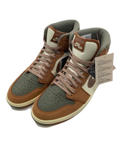 NIKE（ナイキ）NIKE (ナイキ) ハイカットスニーカー ブラウン×グリーン サイズ:29の古着・服飾アイテム