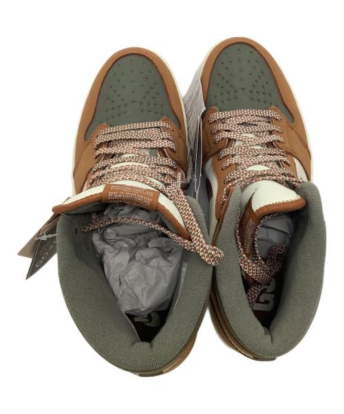 NIKE（ナイキ）NIKE (ナイキ) ハイカットスニーカー ブラウン×グリーン サイズ:29の古着・服飾アイテム