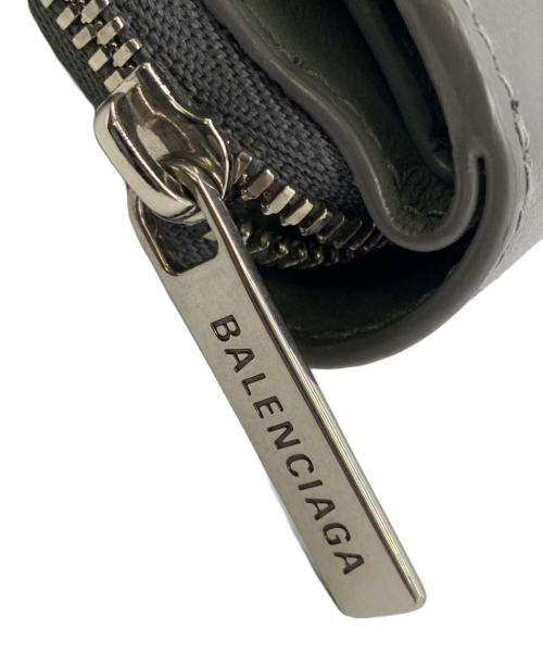 BALENCIAGA（バレンシアガ）BALENCIAGA (バレンシアガ) 3つ折り財布 グレーの古着・服飾アイテム