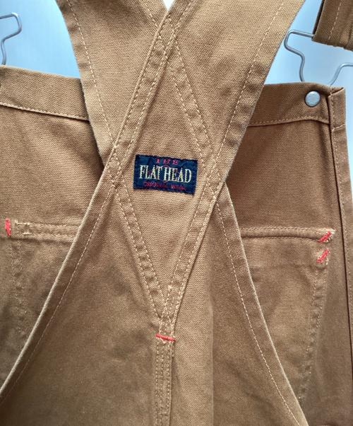 FLAT HEAD（フラット ヘッド）FLAT HEAD (フラット ヘッド) オーバーオール ブラウン サイズ:Mの古着・服飾アイテム