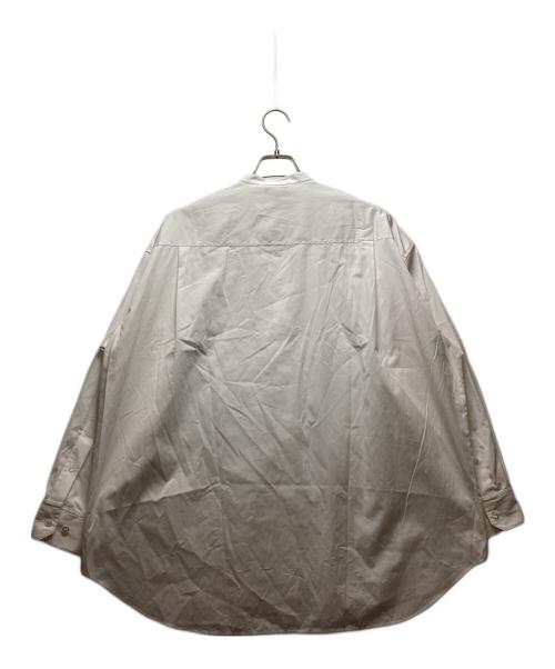theory（セオリー）theory (セオリー) バンドカラーシャツ ホワイト サイズ:Sの古着・服飾アイテム