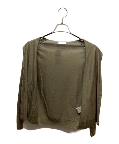 BALLSEY（ボールジィ）BALLSEY (ボールジィ) カーディガン カーキ サイズ:Sの古着・服飾アイテム