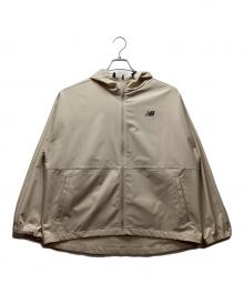 NEW BALANCE（ニューバランス）の古着「フーデッドウーブンジャケット」｜ベージュ