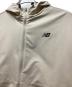 中古・古着 NEW BALANCE (ニューバランス) フーデッドウーブンジャケット ベージュ サイズ:L：5000円