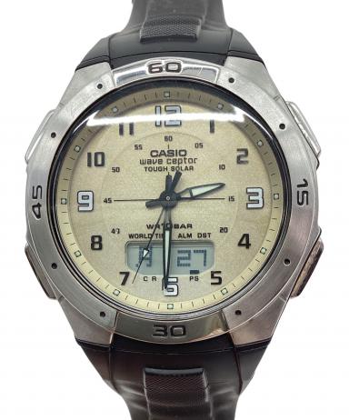 T1344 【動作未確認】CASIO レトロ腕時計 4本まとめ売り 中古・古着通販】CASIO (カシオ) 腕時計 ブラック｜ブランド・古着通販