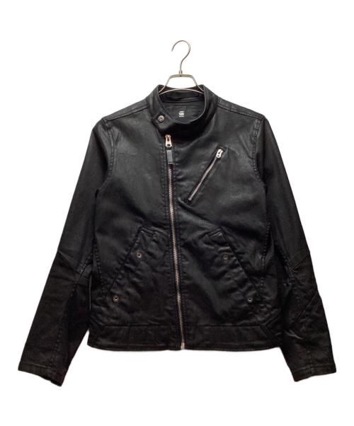 G-STAR RAW（ジースターロゥ）G-STAR RAW (ジースターロゥ) ライダースジャケット ブラック サイズ:Sの古着・服飾アイテム