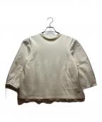 NOLLEY'Sノーリーズ）の古着「ラッセルレースブラウス」｜ベージュ